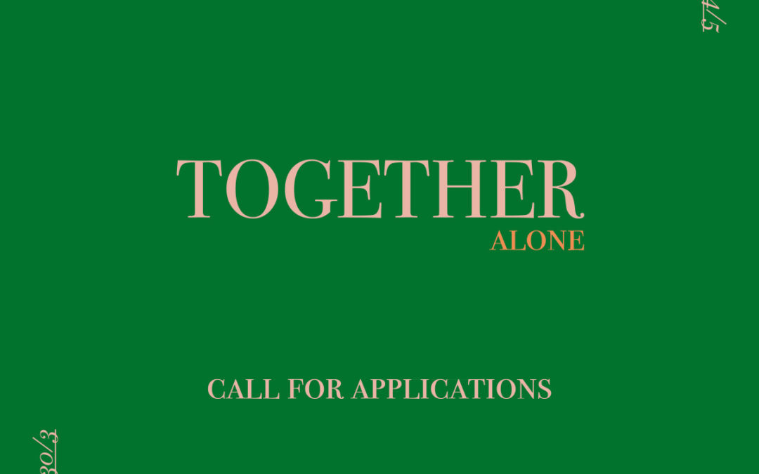 Together Alone – the selected projects from the third round
